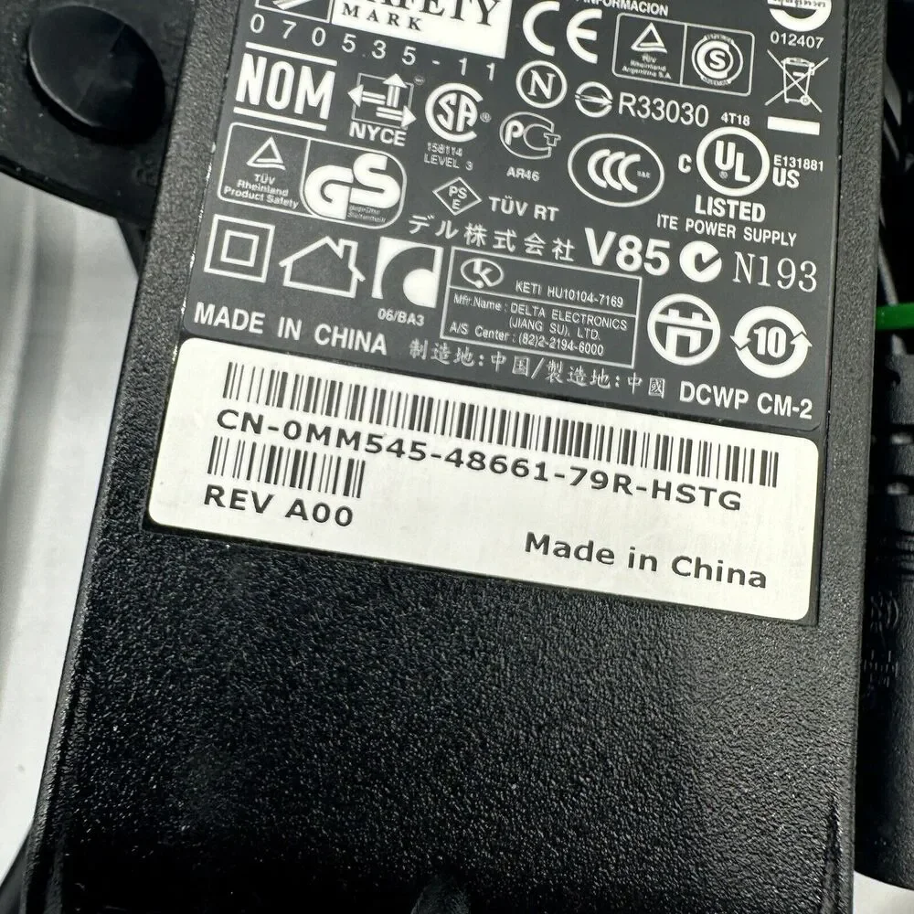 DELL AC/DC POWER ADAPTER 4.62A 19.5V MM545 DA90PS1-00 OEM 7.4mm tip